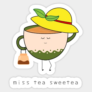 cute tea Sticker